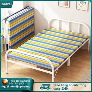 Giường Ngủ Gấp Gọn Đa Năng Thép Sơn Tĩnh Điện Chịu Lực chật liệu khung sắt có đệm tiện dụng sử dụng văn phòng