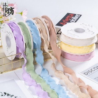 Ruy băng lụa viền sóng 4cm