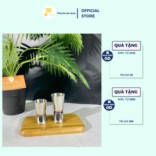 Ly đong inox 2 đầu