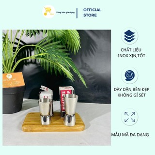 Ly đong inox 2 đầu