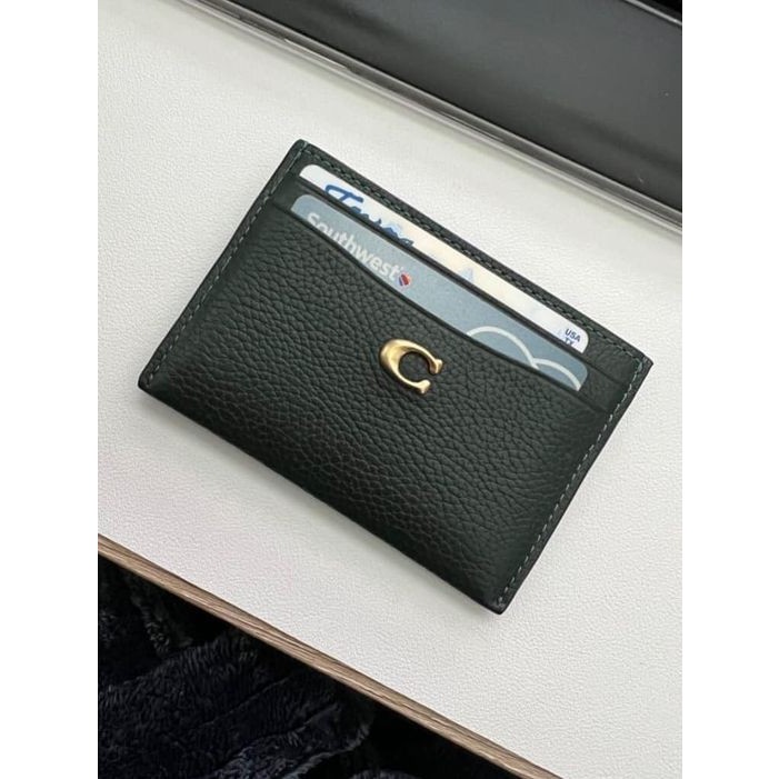 COACH BLACK CARD CASE