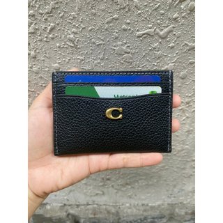 COACH BLACK CARD CASE