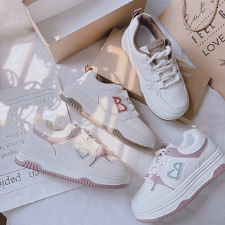 Bata nữ chữ b hàng nhập qc cao cấp mieo shoes b687 b688