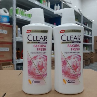 Dầu Gội Clear Thái Lan Hương Hoa Anh Đào Thơm Mát 390 ml
