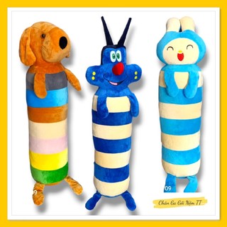Gối ôm thú bông hình thú 60cm - 100% bông poly, mềm mịn - 15 mẫu thú nhồi bông