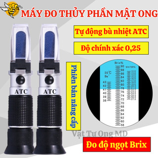 Máy đo thủy phần mật ong , khúc xạ kế , đo độ ngọt brix , độ ẩm