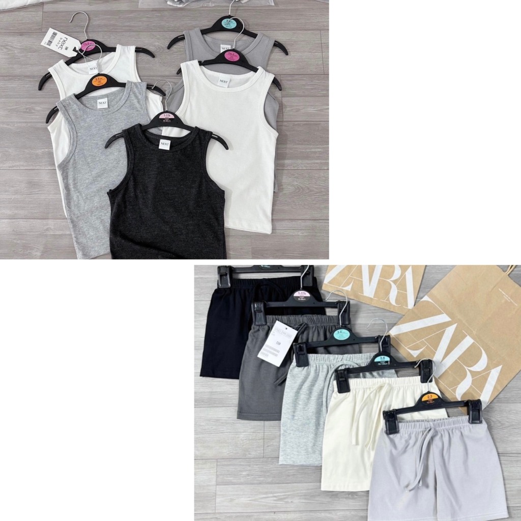 Set 5 áo, set 5 quần cho bé 100-150