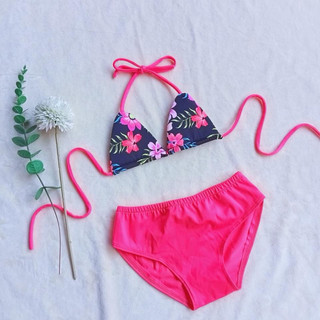 Bikini 2 mảnh cho bé nhiều màu |đồ bơi bé gái diện hè đi biển