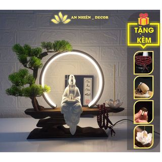 Combo Bộ Đèn Led Vòng + Cây + Tượng (Tặng phụ kiện đi kèm)