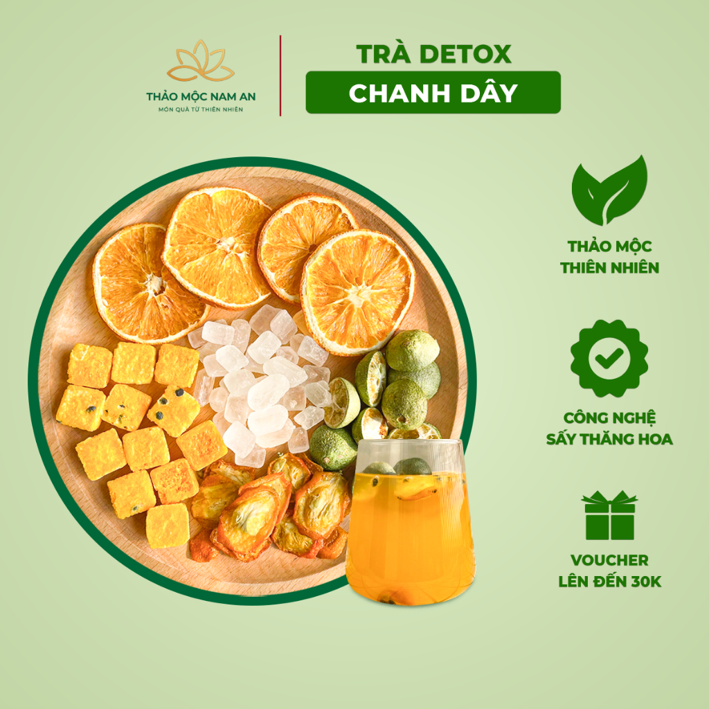 Trà Chanh Dây Kim Quất Triệu Lộ Tư (Đẹp Da, Mát Gan, Thanh Nhiệt, Giải Nhiệt Cơ Thể)