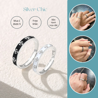  Nhẫn đôi bạc Faithfulness SILVER CHIC N16 bạc 925