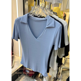 Áo thun cổ bẻ -LADY.Clothing