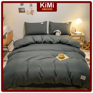 Bộ chăn ga gối tici có vỏ chăn kimi decor chuyên khách sạn, nhà nghỉ, homestay không xù