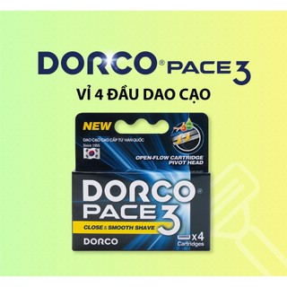 04 đầu dao cạo râu 3 lưỡi DORCO PACE 3