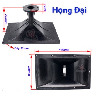 Họng loa treble kèn đại 28x44cm. Giá 1 chiếc. họng loa kéo nhựa cao cấp dầy, họng treble 250, treble 350, treb 450, 750,