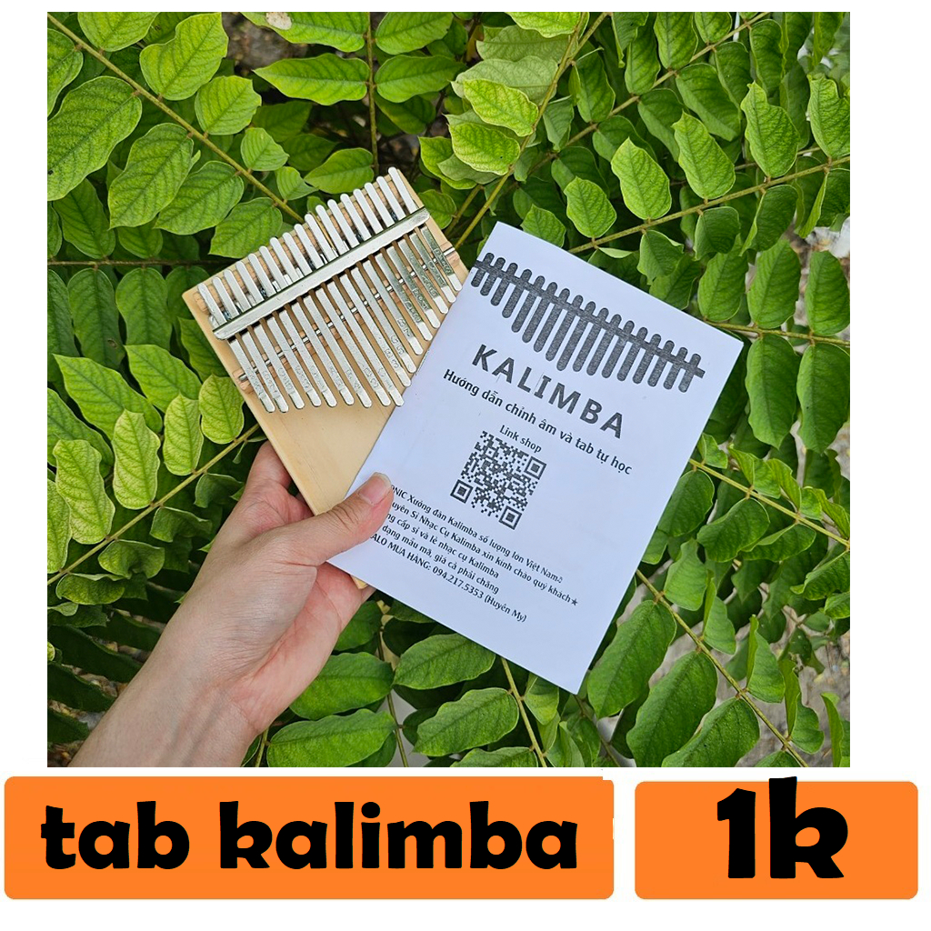 25 tab kalimba &amp; HD chỉnh âm kalimba cho bạn mới