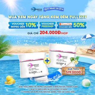 Kem Dưỡng Trắng Sáng Da Ban Ngày Bio-essence Bio-White Pro SPF20 PA++ Day Cream chiết xuất Tanaka&Camellia 50g