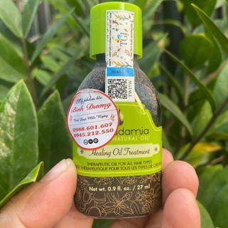 Tinh dầu cao cấp phục hồi tóc hư tổn Macadamia Healing Oil Treatment 27ML_{NEW}_