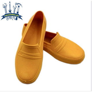 Giày nhựa vàng bảo hộ lao động