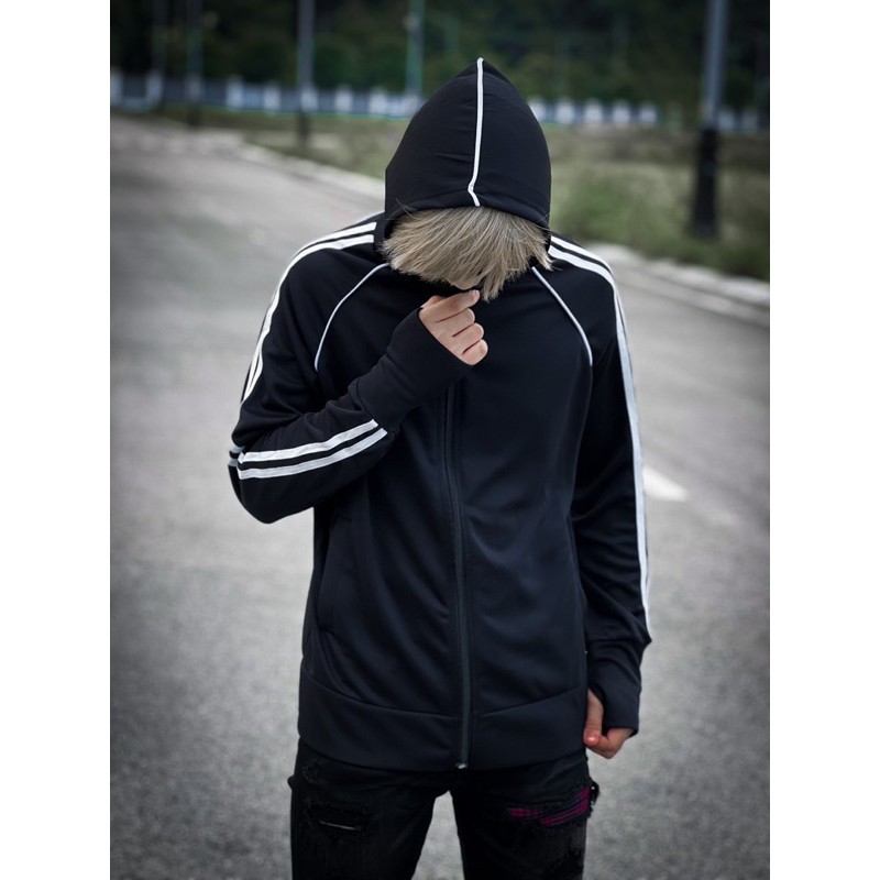 Áo Khoác Chống Nắng Nam Nữ 2 Sọc Viền Tay Thiết Kế Vạch Nhỏ Giữa Ngực Phong Cách Boy Phố - Chất Liệu Poly Caton Mới 2024 | BigBuy360 - bigbuy360.vn