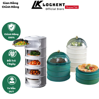 Lồng Bàn Đa Tầng, Khay Đựng Thức Ăn Bảo Quản Thực Phẩm Giữ Nhiệt Chống Bụi LOGKENT