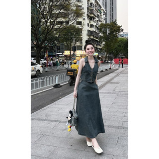 SET VÁY JEAN MÀI SANG CHẢNH