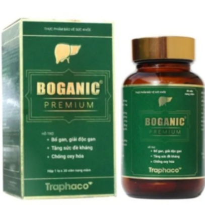 Boganic Premium Traphaco hỗ trợ bảo vệ và tăng cường chức năng gan (30 viên)