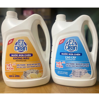 NƯỚC RỬA CHÉN KHÔNG MÀU EZ CLEN 4kg - BẢO VỆ DA TAY