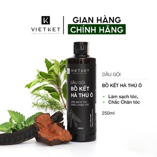 Dầu gội bồ kết hà thủ ô VIETKET 250ml - Làm sạch tóc, nuôi dưỡng từ chân tóc đến ngọn tóc chắc khỏe.