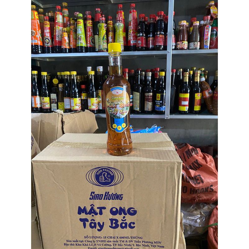 [Chính hãng Tuấn Phương] Siro hương mật ong Tây Bắc 600ml