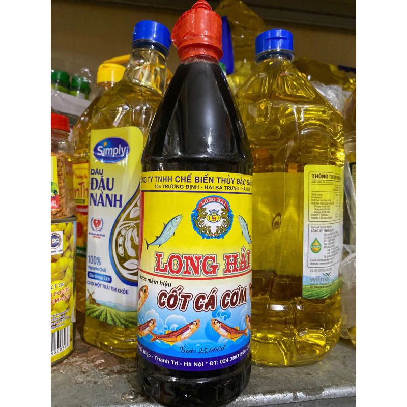 Mắm long hải cá cơm 700ml