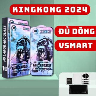 Kính cường lực KINGKONG XANH FULL DÒNG Vsmart live 4, Live, Star 3 4 5, Joy3 Miếng dán bảo vệ màn hình điện thoại VICASE
