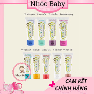 Kem đánh răng hữu cơ JACK N' JILL cho bé 6m+ 50g (nuốt được)