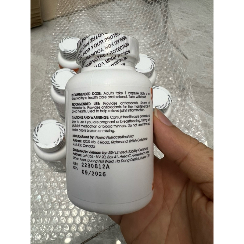 [ Có Bán Sỉ ] Viên uống Curcumin plus Mpower nhập khẩu canada giúp tăng cường hệ tiêu hóa và trẻ hóa tế bào.