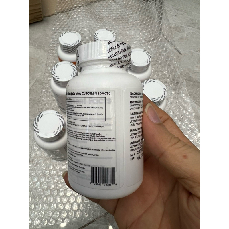 [ Có Bán Sỉ ] Viên uống Curcumin plus Mpower nhập khẩu canada giúp tăng cường hệ tiêu hóa và trẻ hóa tế bào.