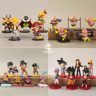 [ 7 MẪU] - Combo mô hình nhân vật chibi anime siêu đẹp mô hình 7 viên ngọc rồng mô hình naruto mô hình one pice