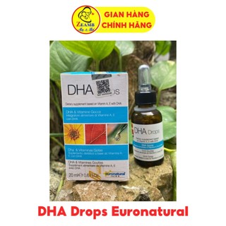 DHA Drops Euronatural - bổ sung DHA giúp trẻ thông minh vượt trội, dạng nhỏ giọt