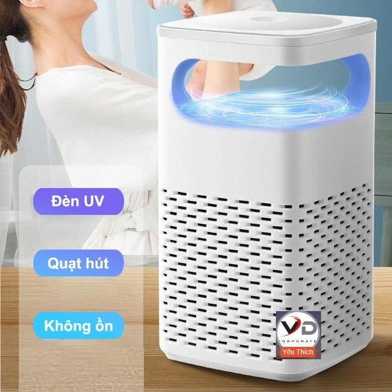 Đèn bắt muỗi KILLING LAMP- Máy bắt muỗi và côn trùng sử dụng quạt hút và ánh sáng Uv - Model 2024 bả