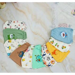 Combo 5-10 Quần Đùi Chục Cho Bé Trai Bé Gái - Chất Thun Lạnh, Chất Tăm Lạnh mềm mát cho bé 4-16kg
