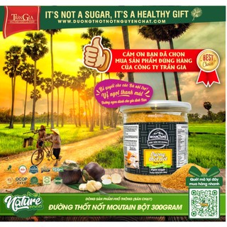 Đường Thốt Nốt Nguyên Chất 300gram - Dạng Bột