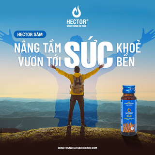 Nước đông trùng hạ thảo Hector Sâm (Hộp 10 chai)