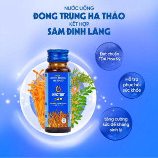 Nước đông trùng hạ thảo Hector Sâm (Hộp 10 chai)