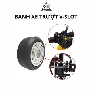 Bánh xe trượt V-slot dùng cho nhôm định hình dành cho máy in 3D, CNC