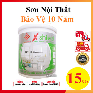 1.5kg Sơn nước cao cấp nhiều màu trang trí nhà cửa, nội thất