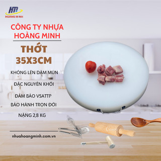 Thớt nhựa gia đình 35 dày 3cm,nhà hàng, khách sạn / thớt nhựa công nghiệp  D35 dày 3cm