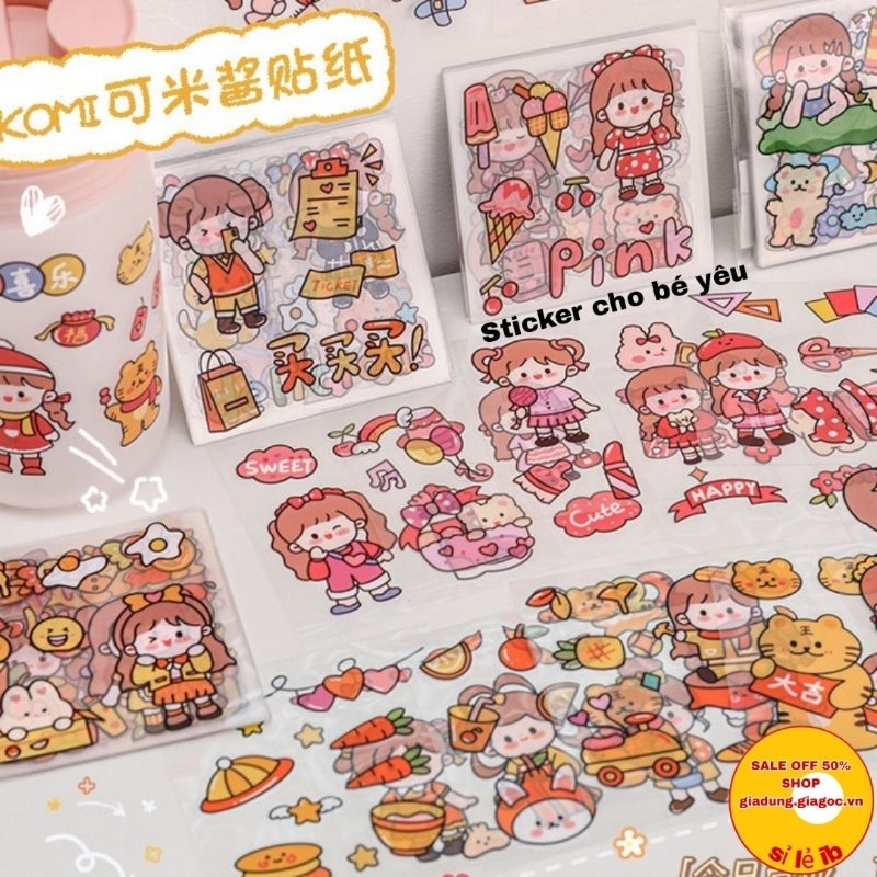 1 sticker Dán Trang Trí Trong Suốt Chống Nước