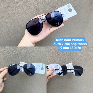 Thanh lý kính nam Primark auth xước nhẹ, tặng kèm hộp và khăn