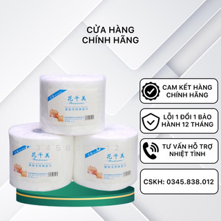 Giấy vải cuộn chuyên dụng rửa mặt / tẩy trang...