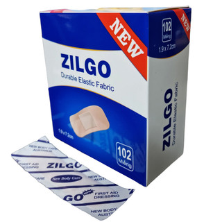 Băng vết thương cá nhân Zilgo Hộp 102 miếng - băng dính y tế cầm máu, các vết trầy xước