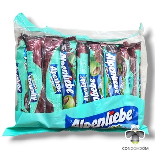 Túi 16 thỏi - thanh kẹo Alpenliebe Choco Mint bạc hà nhân sô cô la Chocomint - socola - chocolate siêu hot hit